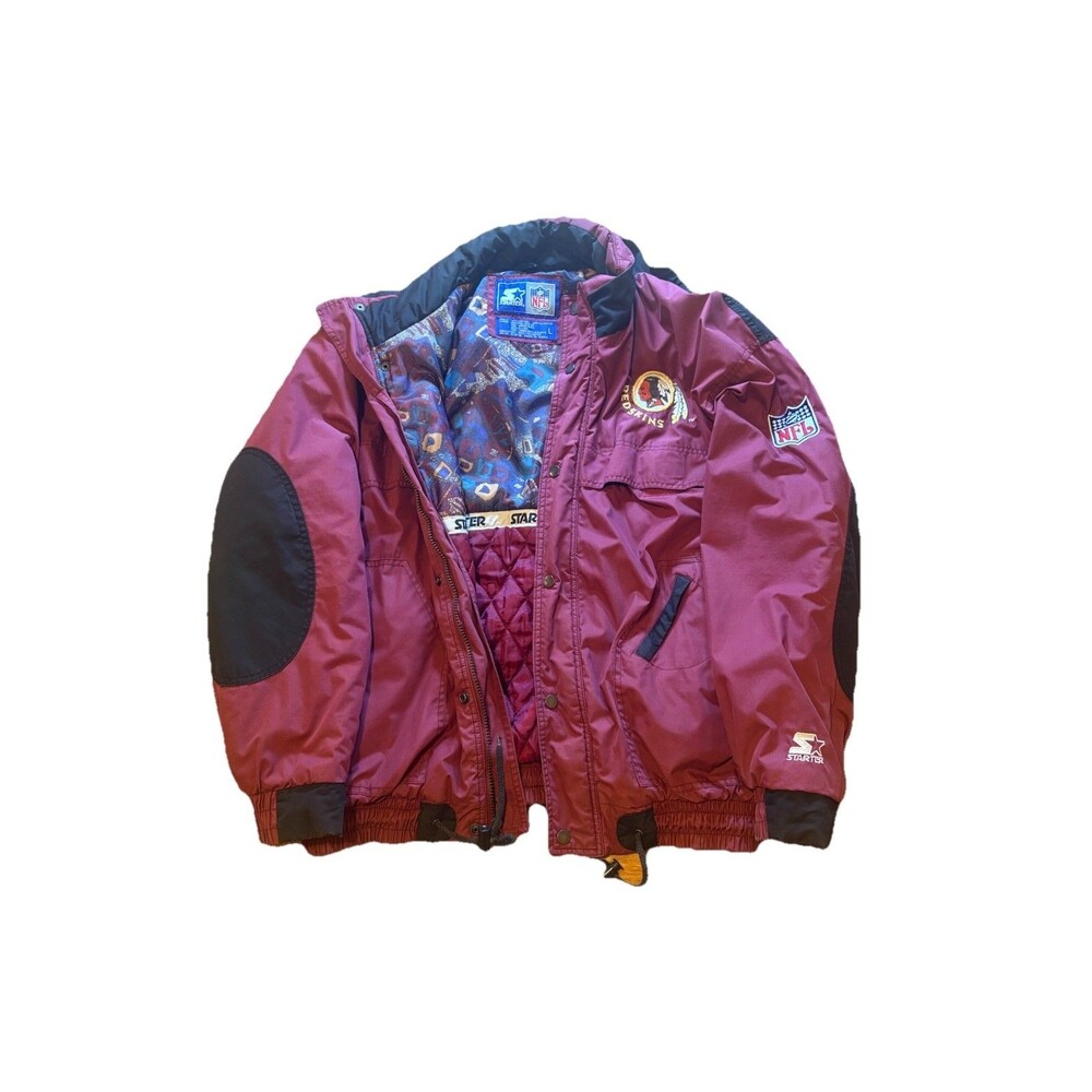 Rare Vintage 90’s Aztec Lined Washington Redskins Starter Jacket Men’s Large